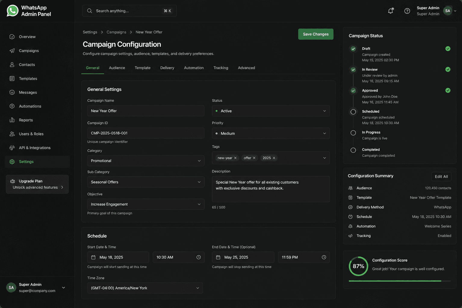 Game Admin Portal game publishing